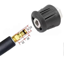 (Für. Karcher. Metall) Hochdruckreiniger-Schlauchanschlussadapter M22 für Karcher Nilfisk Hochdruck
