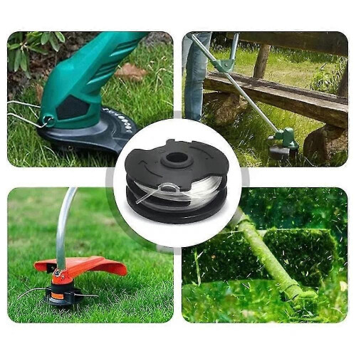 (2 Spool + 1 Spool Cap)Grass Trimmer Spool Set with Cap for Lawn Mower Accessories Replacement Parts 2