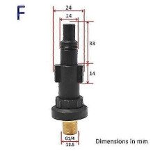(Rosa) Schneeschaumlanzenadapter Schaumdüsenbeschläge für Lavor Elitech Sterwins Vax Hammerflex Karcher