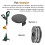(2 Spool + 1 Spool Cap)Grass Trimmer Spool Set with Cap for Lawn Mower Accessories Compatible TLP-01 2