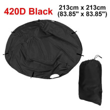 (Zwart) 213cm*213cm 420D Autohoes Zachte Top Dak Bescherm Waterdicht Anti UV Zonnescherm Stofdichte