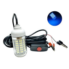 (Blue)2025 12-24V LED Submersible Freshwater Saltwater Underwater Night Fishing Light Lamp