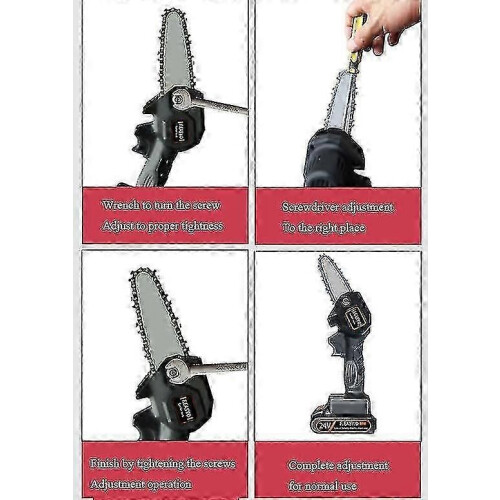 (uk)2025 Mini Electric Chainsaw Rechargeble 12" 2