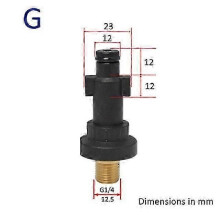 (Gold) Schneeschaumlanzenadapter Schaumdüsenbeschläge für Lavor Elitech Sterwins Vax Hammerflex Karcher