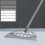 (Grey)Multifunction Magic Broom, 2-in-1 Sweeper, Rubber Squeegee Broom For Floor, Scraping Silicone 1