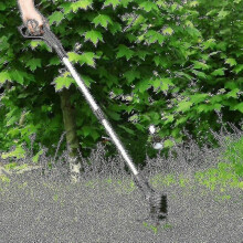 (AU Plug)Cordless Electric Lawn Mower, Rechargeable Household Retractable Lawn Mower