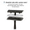 (Black)Vintage Razor Manual Double Sided Blade Safe Operation Retro High Quality 3