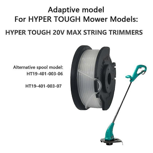 (8pcs)6Pcs Spools for Hyper Tough 20V Max String Trimmer Replacement Wire Reels DCQW 2