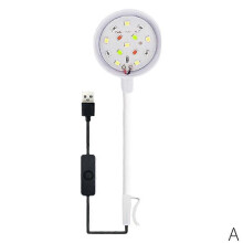 (white)2025 Aquarium LED Lamp Colorful Lights Color Changing Bubble Light LED Diving Lights