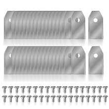 (Zilver) 36 stuks vervangende messen compatibel met Segway Navimow I105N/I108N/I110N/H500N/H800N/H1500N/H3000N