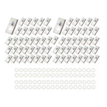 (Zilver) 72 stuks vervangende messen compatibel met Mammotion Luba & Yuka All Series vervangende robotmaaiers