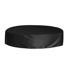 (162-Zwart) Waterdichte ronde polyester taffeta spa-afdekkingen - Buitenzwembad-badkuipafdekking