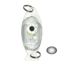 (White)Fish Finder Underwater Flash Lamp Deep Drop Underwater Eye Shape Submersible Light For Outdoor