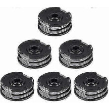 (6 bobine) Filo di ricambio per decespugliatore Bosch 6 m x 16 mm a doppia linea, confezione da 10,
