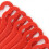 (red)100pcs Plastic Blade Set Cutter Replace For Cordless Grass Trimmer Strimmer 2