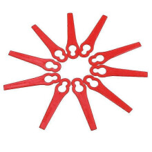 (red)100pcs Plastic Blade Set Cutter Replace For Cordless Grass Trimmer Strimmer