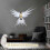 (Eagle)Owl Wall Light & Bald Eagle Wall Light, 2Pcs 3D Animal LED Wall Lights with Modern Home Decor, 4