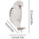 (Eagle)Owl Wall Light & Bald Eagle Wall Light, 2Pcs 3D Animal LED Wall Lights with Modern Home Decor, 3
