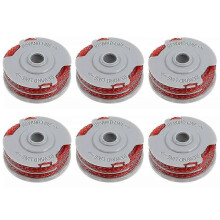 (6 pezzi) 6 bobine di ricambio per bobine di filo per tosaerba Flymo Contour 500XT / Power Trim 500XT,