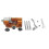 (Gold)Portable Manual Chainsaw Chain Sharpener Crank High Quality 3