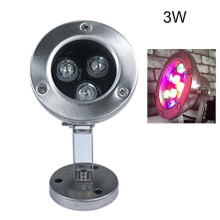(3W-Changeable)3W/6W/9W/12W 12V~24V Stainless Steel LED Fountain Light Color Changing Waterproof Underwater