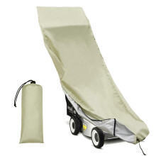 (khaki) Robuuste grasmaaierhoes, waterdicht en winddicht, 193 x 112 x 64 cm, voor binnen of buiten