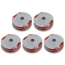 (5 pezzi) 6 bobine di ricambio per bobine di filo per tosaerba Flymo Contour 500XT / Power Trim 500XT,