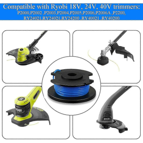 (2pack)Replacement Cap,ryobi 993373001 Ac14hca One+ Replacement Spool Cap For Ryobi One+ 18v, 24v, 40v 2