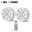(8.5CM-2 light 1 remote)Pool Light Underwater Swimming Pool Lighting Wireless Submersible Led Light 2