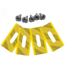 (30Pcs Golden)30pcs Lawn Mower Blade Replacement Trimmer Cutter Piece For Husqvarna Automower/Garden