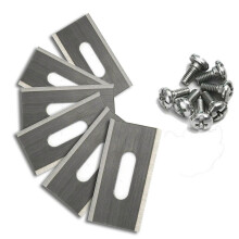 (30Pcs Sliver)30pcs Lawn Mower Blade Replacement Trimmer Cutter Piece For Husqvarna Automower/Garden