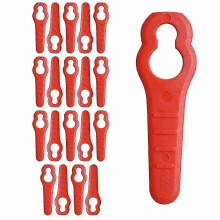 (40 stuks) 60x kunststof messen geschikt voor Sovereign Meh29 Meh929 (900w) grasmaaier