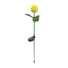 (Giallo) Lampada da prato a LED con luce solare simulata a forma di fiore, luci decorative impermeabili