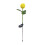 (Yellow)Led Solar Light Simulation Flower Lawn Lamp Waterproof Decorative Lights 1