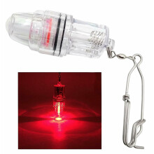 (Rot) Deep Drop LED Angellicht Fisch locken Licht Unterwasserfische ziehen Lampe