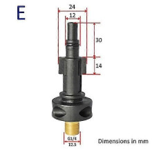 (Blau) Schnee Foam Lance Adapter Schaum Düse Armaturen für Lavor Elitech Sterwins Vax Hammerflex Karcher