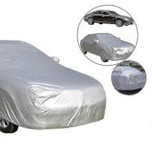 (L) Autohoes All-weather Waterdichte en UV-bescherming Voertuigbeschermhoezen Autostofdichte Hoes
