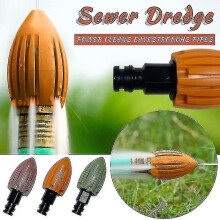 (Orange) Wasserraketen-Reinigungsdüse zur Dachrinnenreinigung, Kanalstrahldüse, Hochdruckreinigerdüse