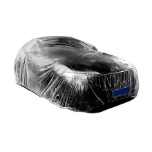 (LL-A) Wegwerp autohoes, doorzichtige plastic autohoes, universele regenhoes voor in de garage