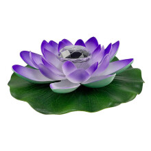 (Blue)2023 New Hot Solar Lotus Pool Light for Garden Decor, Pond, Scenic Spots, Wedding - Floating LED