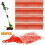(Red)100pcs Plastic Blade Cutter Replace For Cordless Grass Trimmer Strimmer Tool 3