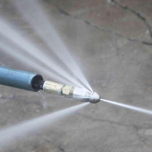 (Silver 1)High pressure devil nozzle - 5000PSI sewer pipe dredging Cleaning machine accessories 2