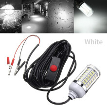 (Weiß) 12V 108 LED Angeln Licht Unterwasser Tauch Nacht Boot Gewinnen Fisch Lampe