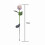 (White)Led Solar Light Simulation Flower Lawn Lamp Waterproof Decorative Lights 2