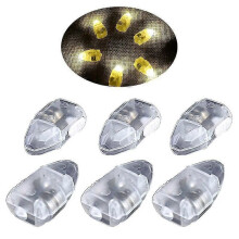 (Warmweiß) 50 Stück LED-Ballonlicht mit Schalter, Farbwechsel, batteriebetrieben, helle Laterne, Docht,