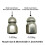 (Silver 1)High pressure devil nozzle - 5000PSI sewer pipe dredging Cleaning machine accessories 5