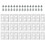(Gold)30Pcs Lawnmower Replacement Blade Double Hole Automatic Moving Machine Blade Titanium Plating 2