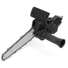 (Black)6 Inch Electric Drill Modified To Electric Chainsaw Tool Attachment Electric Chainsaws Accessory