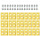 (Gold)30Pcs Lawnmower Replacement Blade Double Hole Automatic Moving Machine Blade Titanium Plating 1