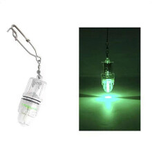 (Green)Kaesi Fish Attraction Light Waterproof with Buckle Portable High Brightness Submersible Mini